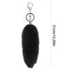 16cm Foxes Tail Keychain Faux Furs Foxes Tail Keyring Soft Furry Bag Hangings Charm Pendant Key Handbag Pendant Accessorise