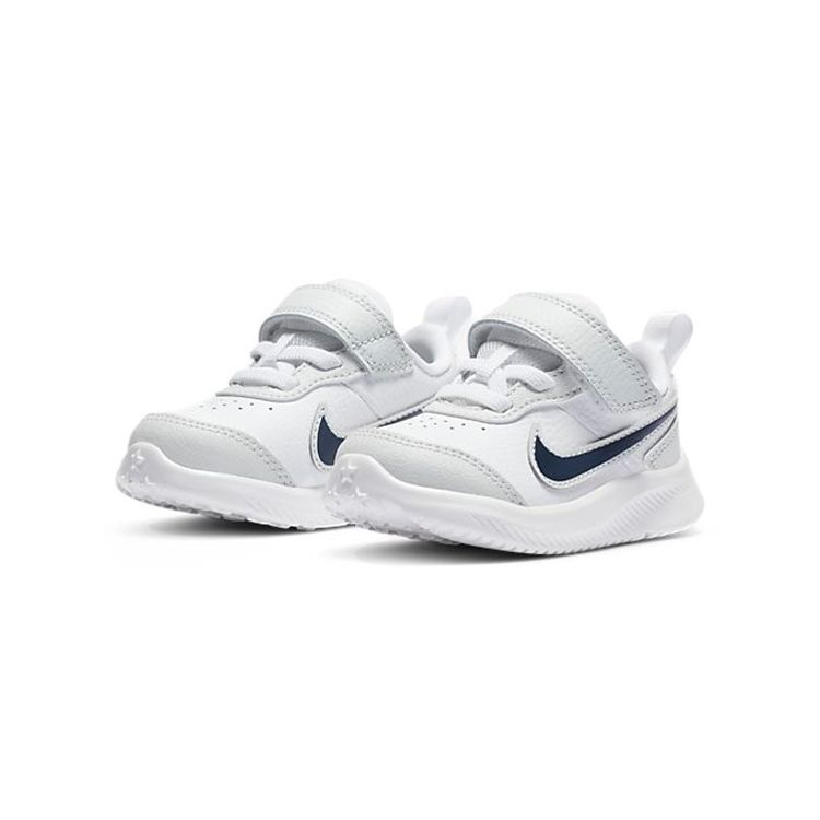 Nike Varsity Leather Low Top Sports Casual Shoes Baby Sneakers White Black CN9397-100