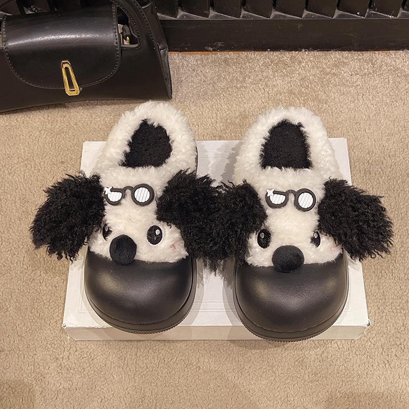 Cute Cotton Slippers Women's 2025 Winter New Fashion Thickened Warm Home Wear Cotton Slippers Women's Winter Slippers