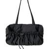 Wrinkled High-end Armpit Bag Commuting Tote Shoulder Bag Feminine Temperament Large Capacity Nylon Bag Female