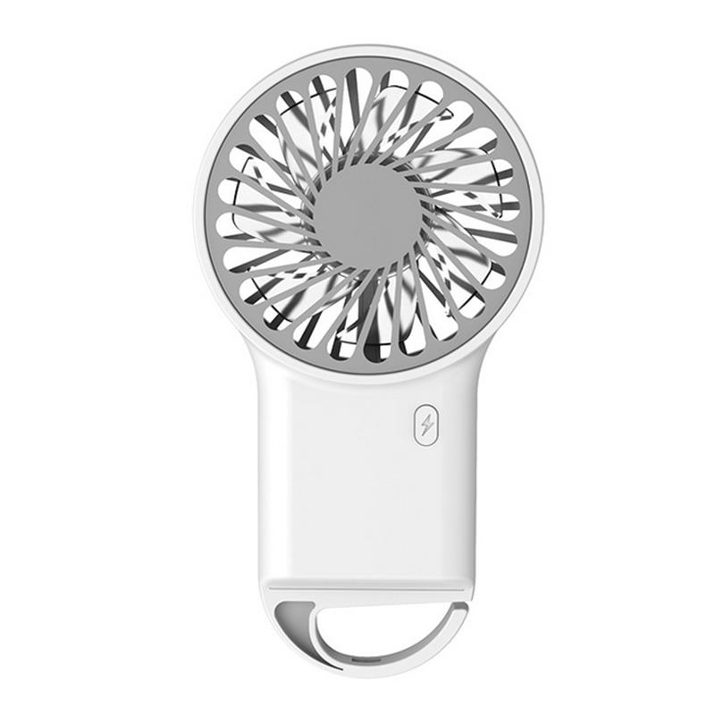 Portable 1PC Mini Hanging Neck Fan Cooling Waist Fans Bladeless Sports Cooler Fan Outdoor Sports Travel Fan USB Rechargeable