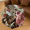 1 Stück Blumenmuster Schirm - 8 Speichen verstärkt, Automatisches Öffnen, Leicht & Langlebig, Niedliches Modeaccessoire für Draußen, Strand oder Freizeit, Strand U