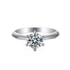 10K Gold Jewelry Set Classic Simple Earrings Moissanite Ring 9/14/18 K White Gold Rose Gold Necklace