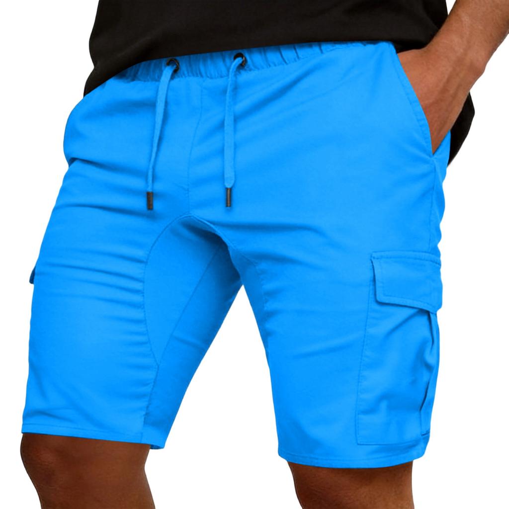 Men's Casual And Fashionable Five-inch Length Shorts - Men's Drawstring Breathable Sports Work Pants