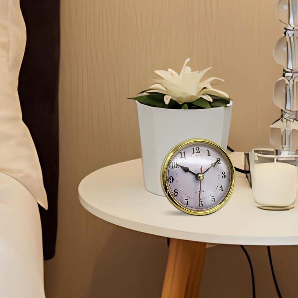 Clock Inserts Arabic/Roman Number Watch Head Clock Head 80MM Quartzs Round Clock Gallbladder Clock Repair Replacement