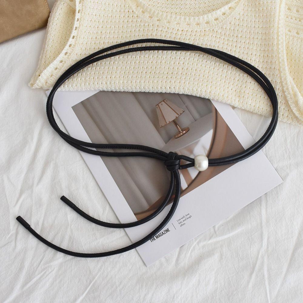 Luxury Waist Rope Waist-Cinching Dress Jeans Belt Simple Women's Belt  Streetwear