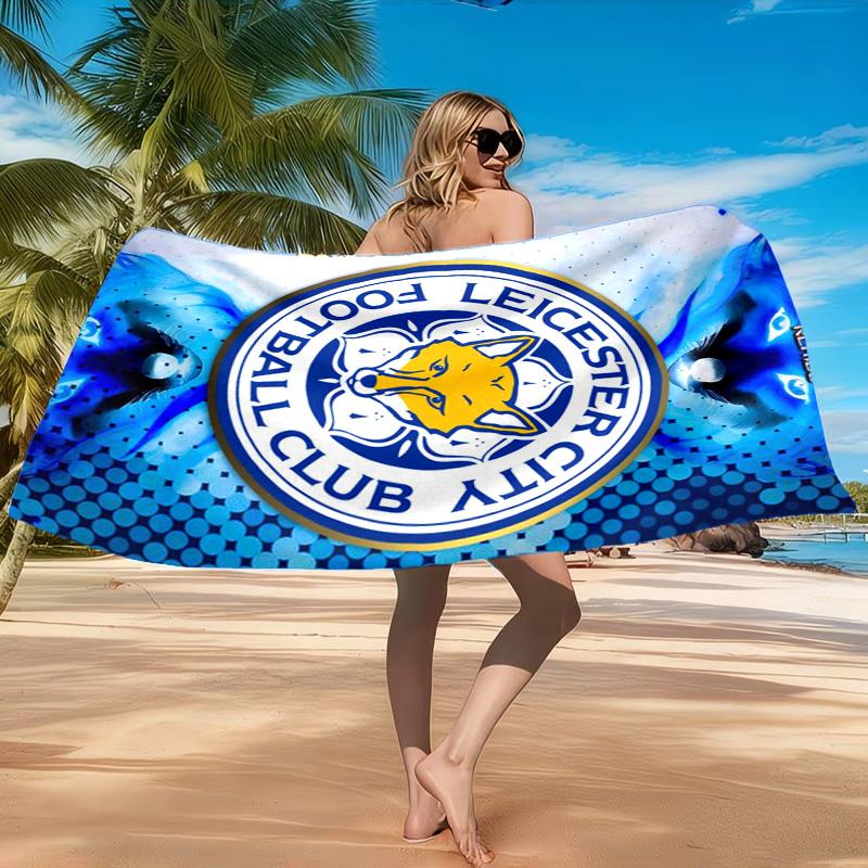 City Football Club Printed Microfiber Beach Towel, Soft And Absorbent, Quick-Dry, Ideal for Summer Travel, Beach Essential, Swimming Pool