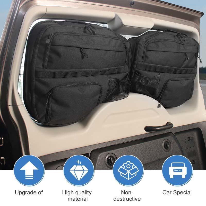  Tailgate Storage Bag Organizer Fit For Mitsubishi PAJERO 2007-2021 Stowing Tidying Car Accessories