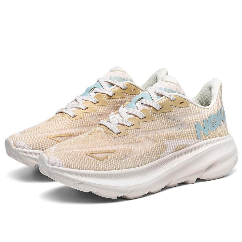 

Men Sports Running Shoes Casual Marathon Breathable Lightweight Women s Comfortable Athletic Nonskid Walking Sneakers Youth 35 бежевый