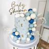 20pcs Colorful Balls Cake Topper Mini Balloons Cupcake Insert Sticks for Wedding Birthday Party Cake DIY Decoration Baby Shower