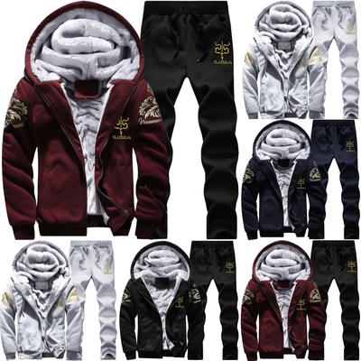 Зимовий Новий Комплект Светра з Плюшевим та Потовщеним Пальто-Светром з Капюшоном Великий Повсякденний Жіночий Комплект