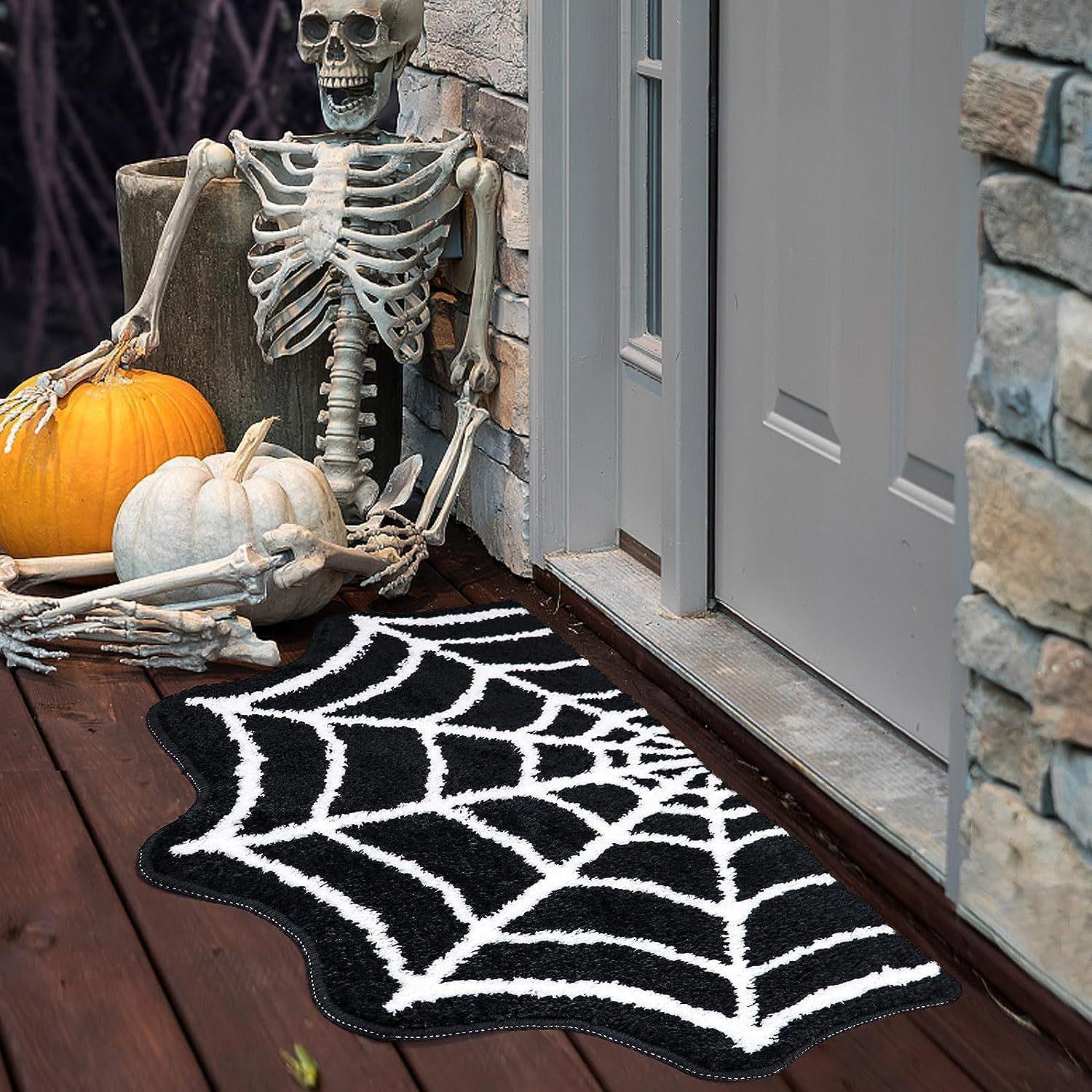 

Halloween carpet Non-slip and dirty imitation cashmere floor mat at the door, entrance mat, foot mat, bedside mat