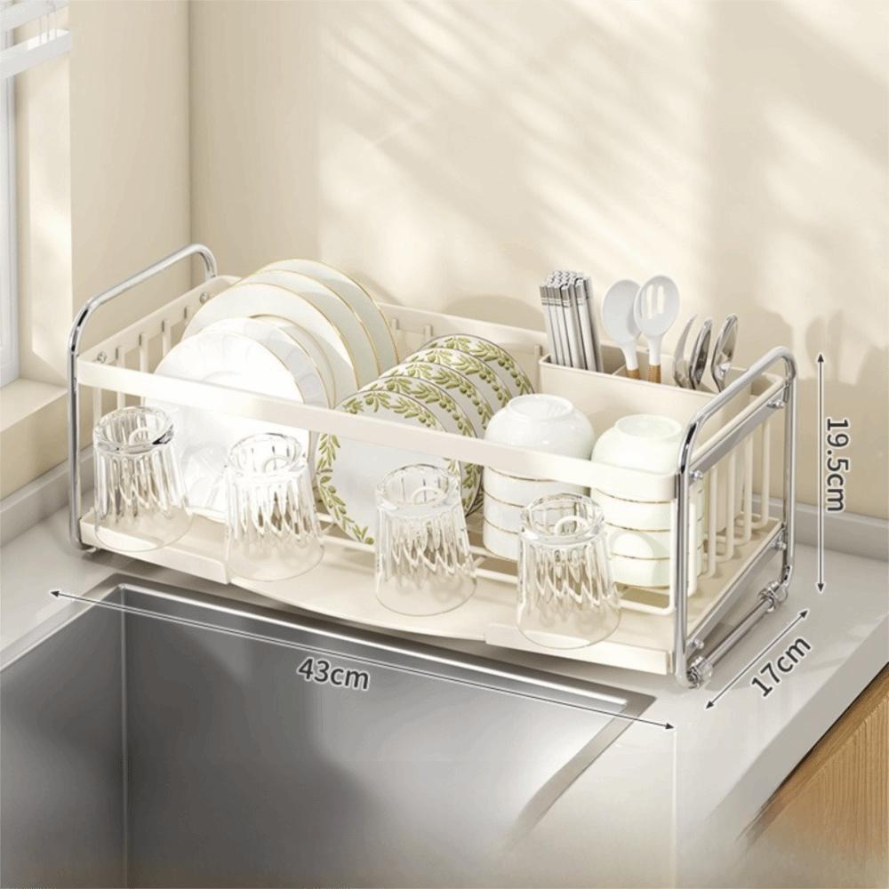 Convenient Storage Rack Multifunctional Cutting Board Organizer Cutlery Storage Basket  Household