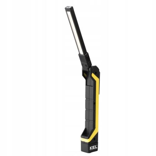 Battery-powered LED Workshop Flashlight with Hook 3*Aaa 2W