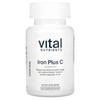 Vital Nutrients, Iron Plus C, 100 Veggie Capsules