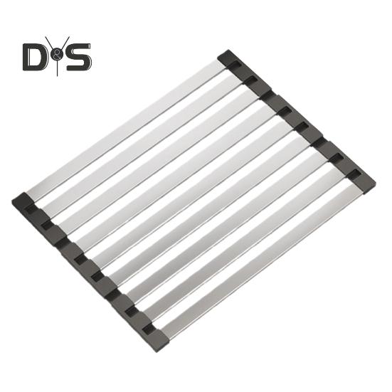 

Выдвижная полка для слива, прочная, несущая, легко моется, складная столешница, полка для хранения посуды, органайзер для кухонной мойки S