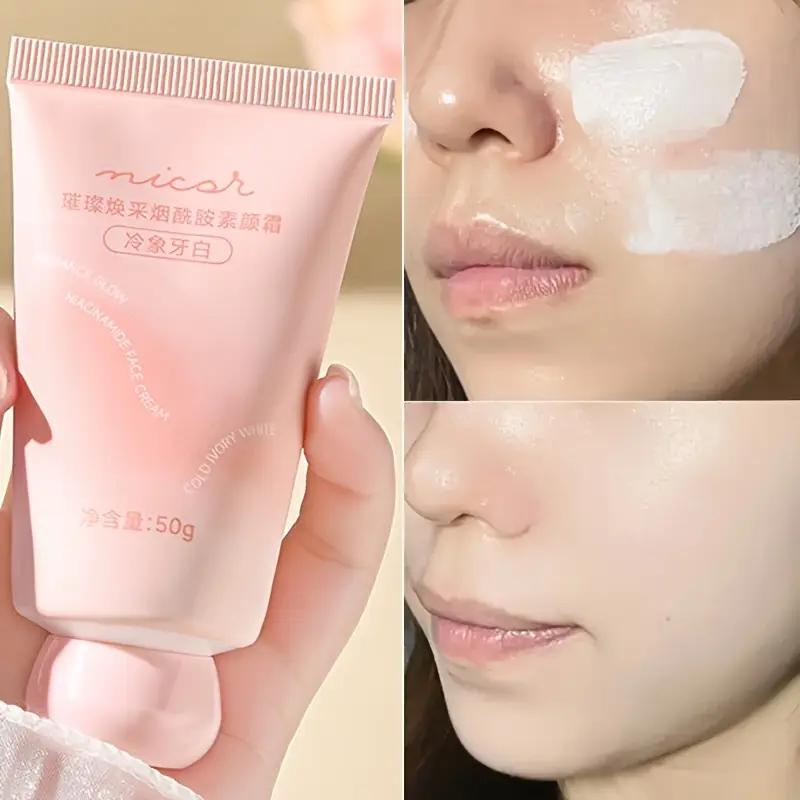 

Niacinamide Facial Body Sunscreen Whitening Sun Cream Sunblock Skin Protective Cream Oil-control Moisturizing 1PCS фіолетовий