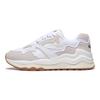 Li Ning 001 Tissu Montagne et Mer Cuir Synthétique Antidérapant Résistant à l'Usure Chaussures de Sport Décontractées Basses Femme sneaker Standard-Blanc AZGT008-5