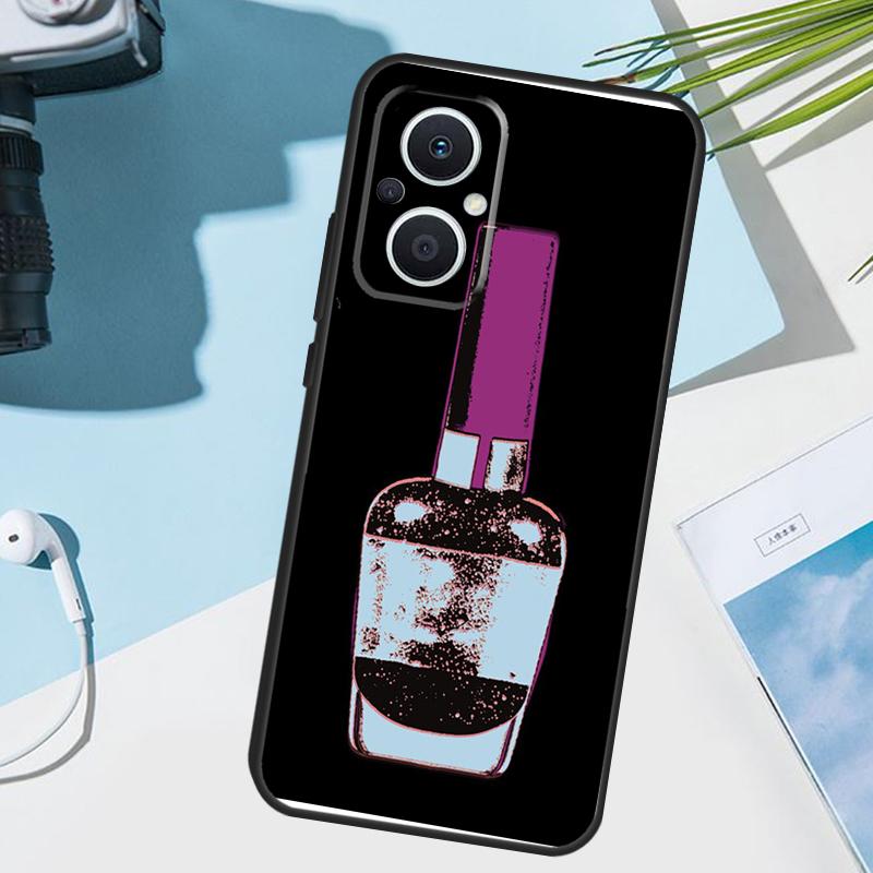 Nail Polish Case For OPPO Reno 13F 13 12 11 F 8T 7 8 10 Pro OPPO Find X8 X6 Pro X3 X5 Lite Cover Funda
