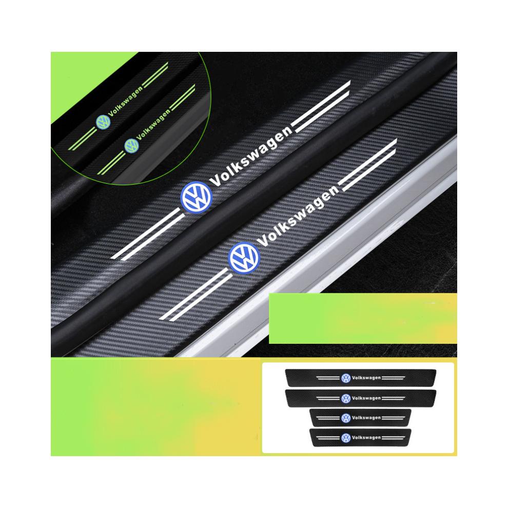 (Volkswagen) Adesivo Luminoso Antigraffio per Soglia Porta Auto