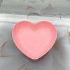 Heart-shaped Bone China Snack & Peel Plate