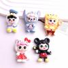 Cartoon Stitch Sea Otter & Donald Duck Resin DIY Accessories for Phone Case, Hair Clip, Ornament & Keychain