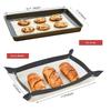 Silicone Baking Mat with Button Non-stick Oven Liners Reusable Heat Resistant Pastry Mat Leak Proof Cookie Sheet Baking Supplies