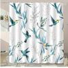 Cat Forest Washable Dirt-Resistant Shower Curtain Shower Head waterproof Polyester Bath Curtain For Home Decor Accessories