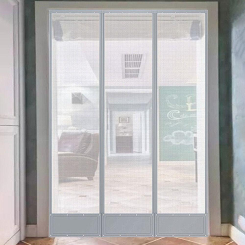 Mosquitoproof Magnetic Mesh Door Curtain Well-ventilated Insect Proof Partition Door Curtain Wear-resistant Thickened