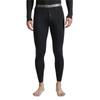 Heat Attraction Solid Slim Fit Lightweight Antibacterial Anti-Static Thermal Pants Men Bottoms Black AD0002-UB1