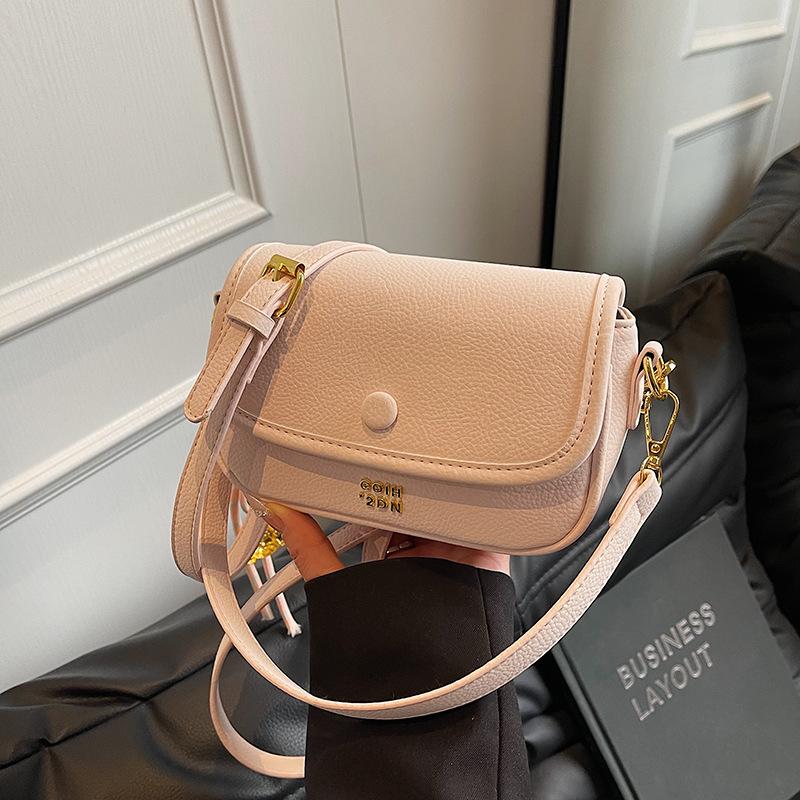 Premium Sense Bag Women's New Trendy and Popular Versatile Shoulder Messenger Bag Hand Carry Commuter Small Square Bag