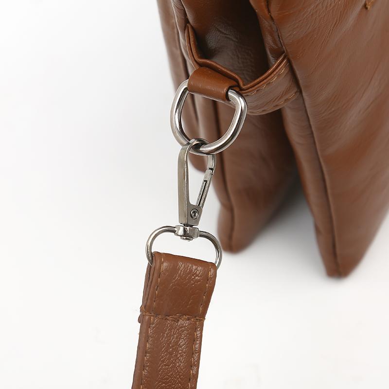 Middle-aged Mother Bag Female PU Messenger Bag Multi-layer Shoulder Bag