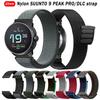 22 mm nailoninis sportinis dirželis SUUNTO RACE S/VERTICAL/OCEAN laikrodžiams Pakeičiama apyrankė SUUNTO 9 Peak DLC/PRO laikrodžiui Elastinga kilpa Laikrodžio juosta