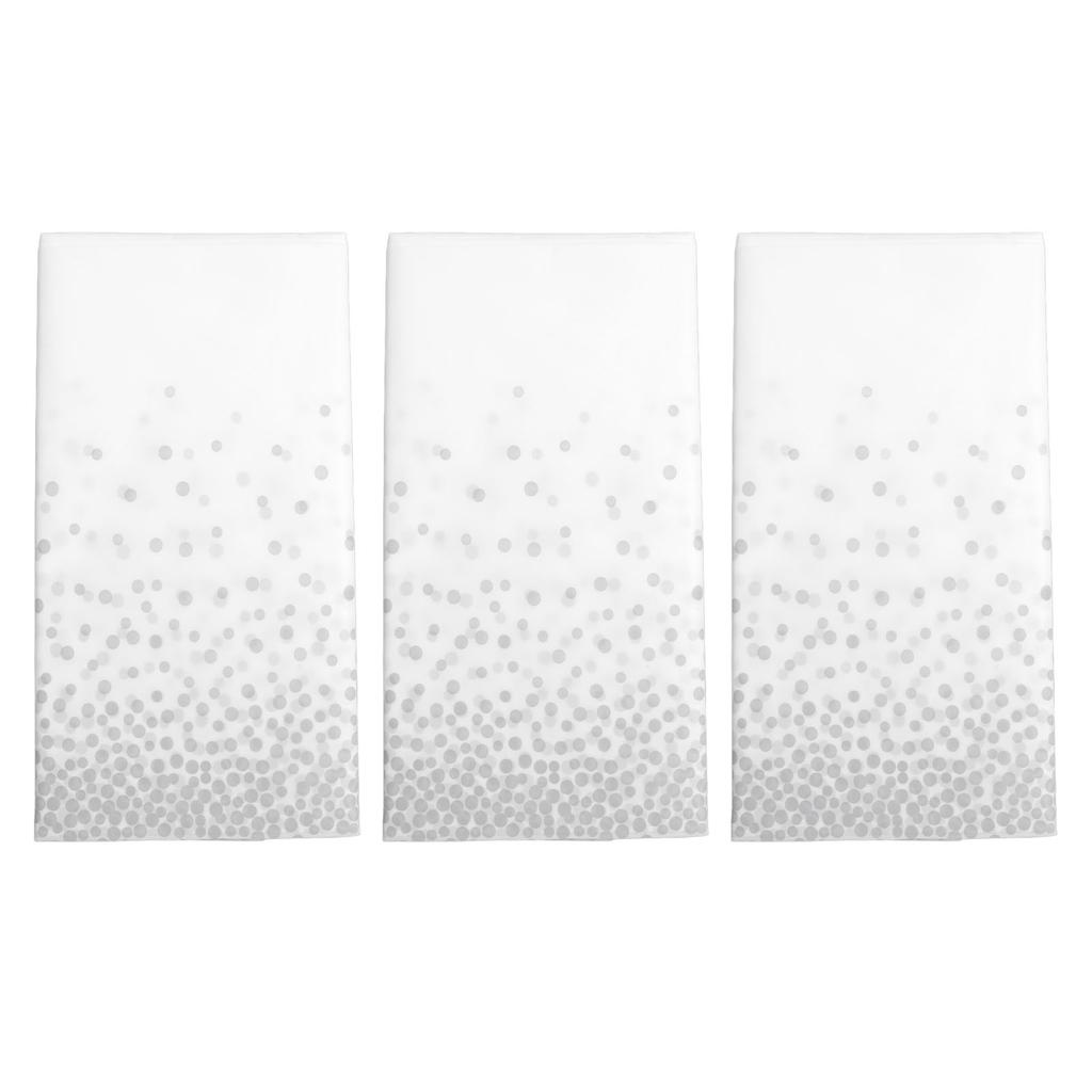 3pcs Plastic Tablecloth Waterproof Oil Proof Reusable Table Cover Rectangle Dot Pattern Table Cloth for Banquets Picnics Party