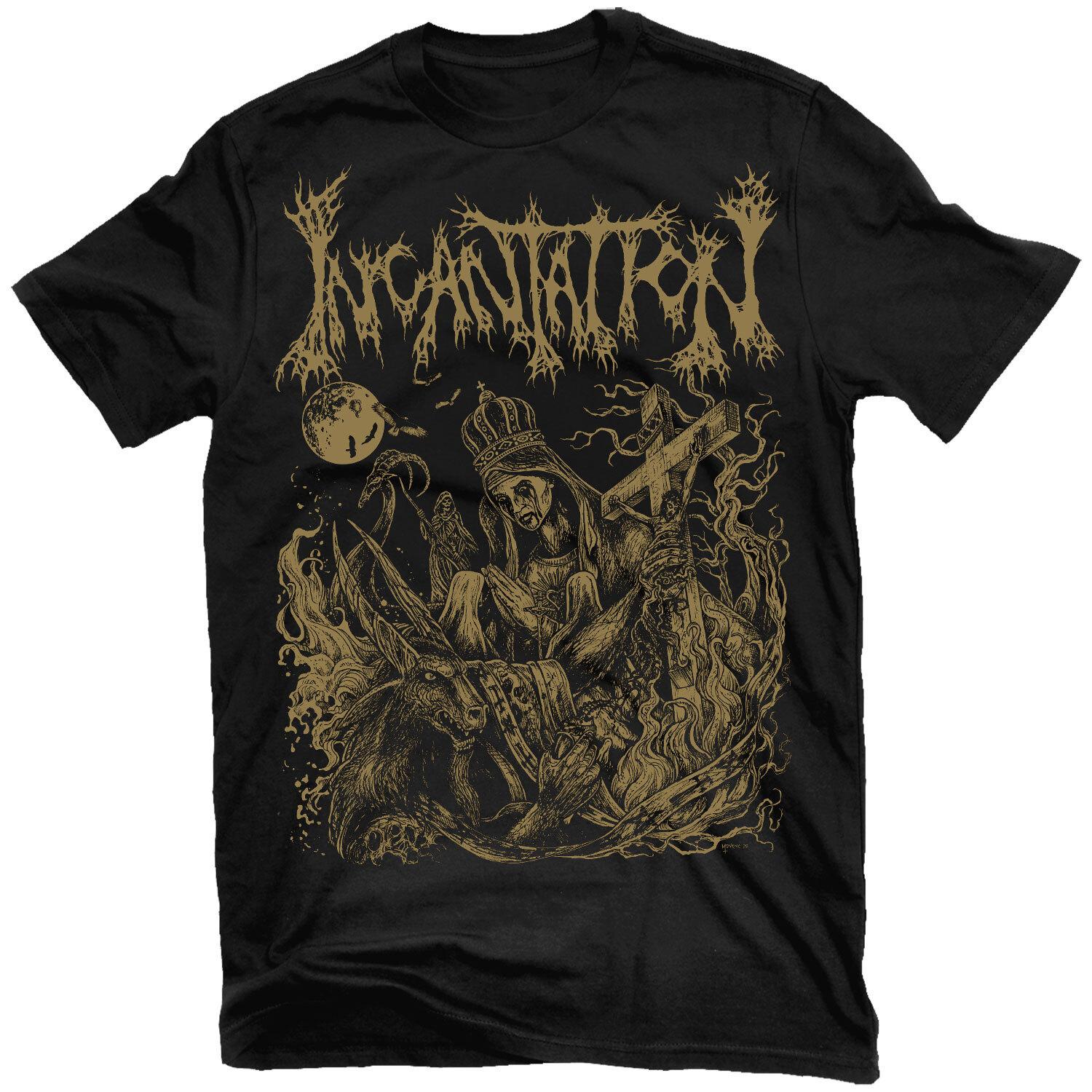 INCANTATION Ад Ждет Футболка НОВАЯ! Relapse Records TS4723 S