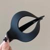 Fashion Plastic Duckbill Clip Hair Clip for Women Simple Solid Color Geometric Oval Hollow Temperament Hairpin Hair Accessories