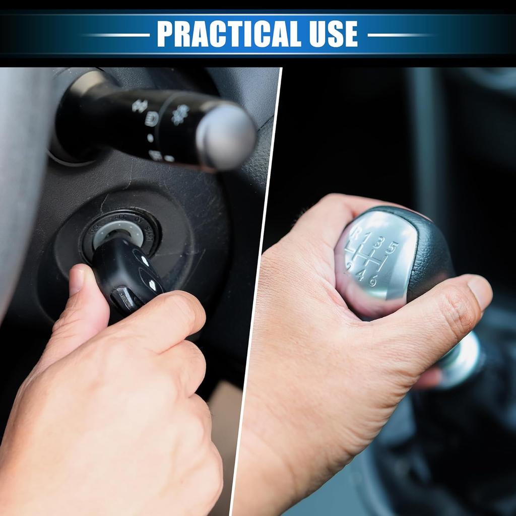 Transmission Range Sensor Neutral Safety Multifunction Switch Compatible for Kia Forte 2012-2018, Durable Metal Silver Tone