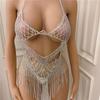 New European And American Fashion Multi-Layer Fringed Rhinestone Underwear Body Chain Nightclub Stage Accessories Body Chain
