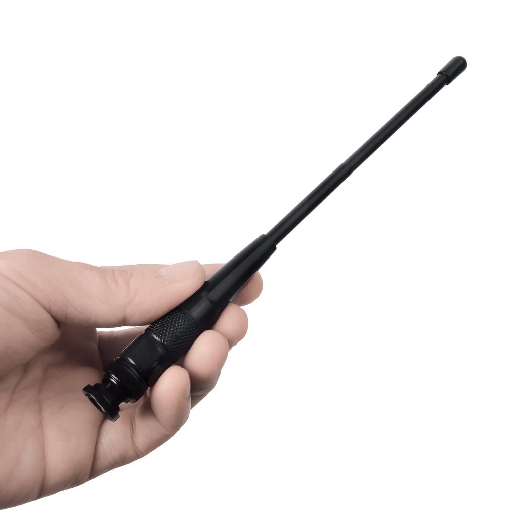 144430MHz Band Flexible Wireless Antenna BNC Connector Dual Band VHFUHF Band Compatible High Sensitivity Compatible with ICOM, KENWOOD, and ALINCO