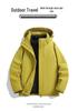 Op maat Gemaakte Winddichte en Waterdichte Heren 3-in-1 Outdoor Jas met Logo Bedrukking voor Bedrijfs- en Teamkleding