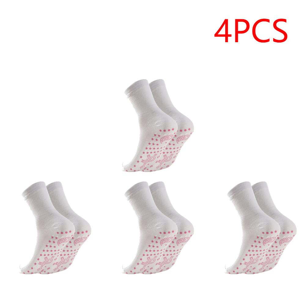 1-5Pair Self-Heating Shaping Socks Pain Relief Foot Therapy Thermal Socks Warming Tourmaline Cold-Resistant Christmas Winter