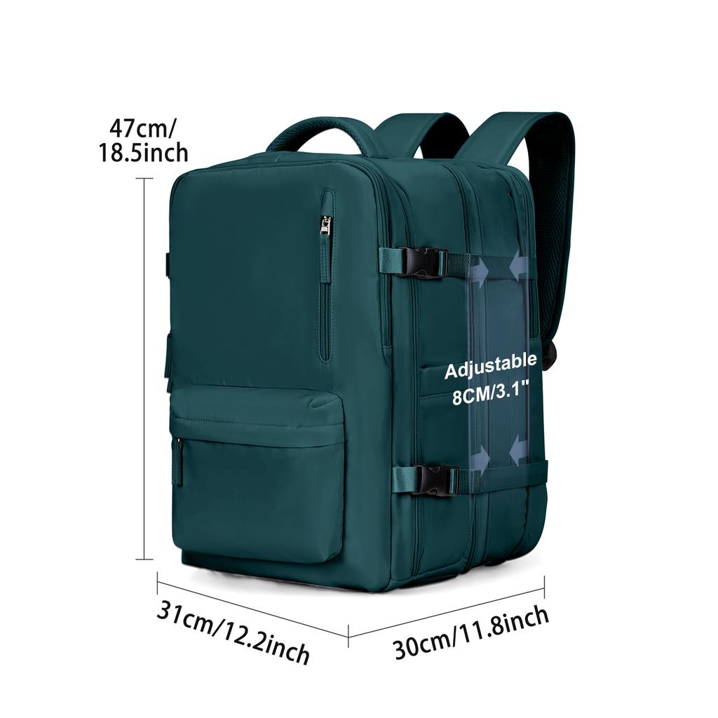 Expansion Travel Backpack for Women Men Airline Cabin Backpack Laptop Backpack, Backpack Carry On Luggage Weekend Bag for Women