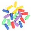 Kids Student Assorted Colors Eraser Caps Pencil Erasers Pencil Top Erasers Pencil Eraser Toppers