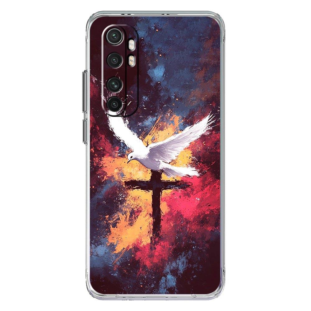 Phone Case For Xiaomi Mi Poco X7 X6 X5 NFC X3 F7 Ultra F6 Pro F3 15 14T 14 13T 11 12 13 Lite TPU Cover Bible Jesus Christ Cross