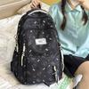 College Style Lightweight Cartoon Printed Schoolbag Women's Backpack Large Capacity Travel Backpack