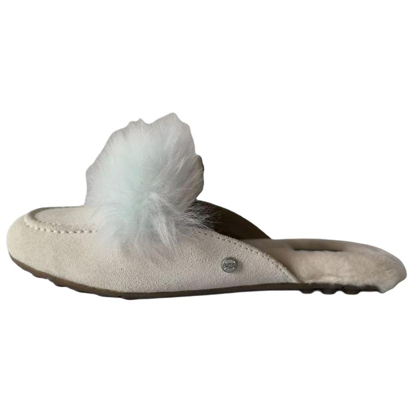 

UGG Shaine Wisp Slip-On Comfortable Open-Toe Slippers Unisex slippers White 1099946-JSM 37