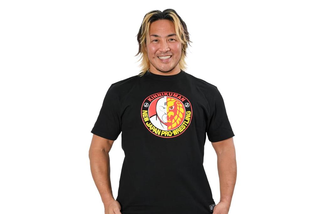 New Japan Pro-Wrestling T-Shirt, New Japan Pro-Wrestling x KINNIKUMANIA COLLECTION Kinnikuman Collaboration 2024, XL, 5590101707