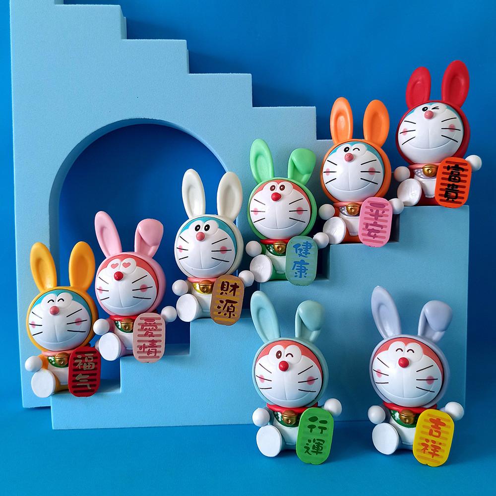 Pvc Anime Doraemon  Action Figure Model Car Ornament For Fans And Collectors