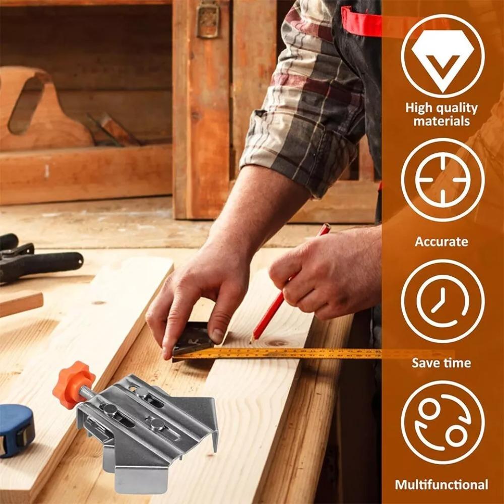 Stainless Steel Corner Clamp Locator DIY Framing Welding Right Angle Clamps 90° Right Angle Clip