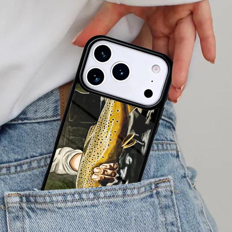 Trout Fishing Phone Case for iPhone 17ProMax 12 13 14 15 16e 17 Pro Max Plus Air Cover